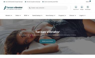 Schermafbeelding van tarzanvibrator.nl