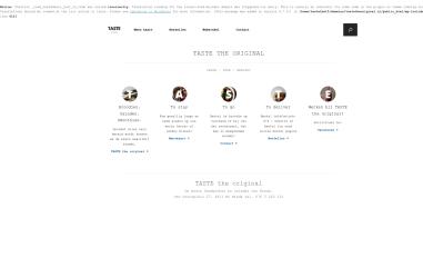 Schermafbeelding van tastetheoriginal.nl