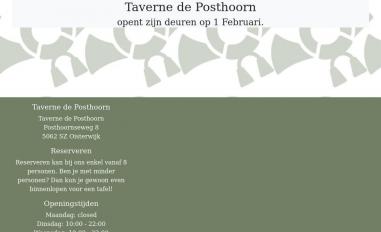 Schermafbeelding van tavernedeposthoorn.nl