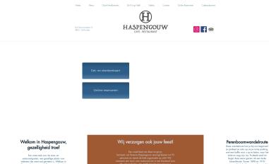 Schermafbeelding van tavernehaspengouw.com