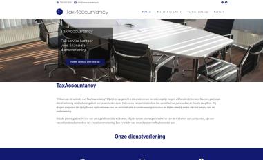 Schermafbeelding van taxaccountancy.nl