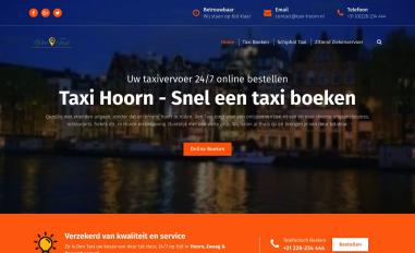 Schermafbeelding van taxi-hoorn.nl