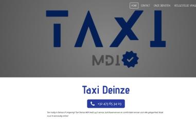 Schermafbeelding van taxi-mdi.be