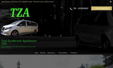 Schermafbeelding van taxi-zuidbroek.nl
