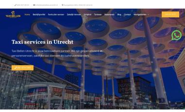Schermafbeelding van taxibellenutrecht.nl
