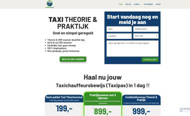 Schermafbeelding van taxiberoep.nl