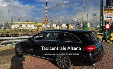 Schermafbeelding van taxicentralealtena.nl