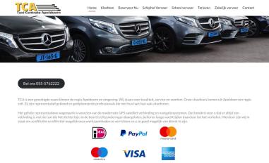 Schermafbeelding van taxicentraleapeldoorn.nl
