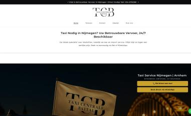 Schermafbeelding van taxicentralebattal.nl