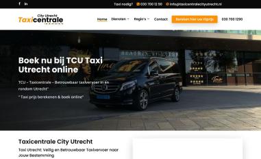 Schermafbeelding van taxicentralecityutrecht.nl
