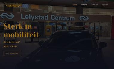 Schermafbeelding van taxicompanylelystad.nl