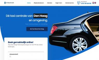 Schermafbeelding van taxidienstdenhaag.nl
