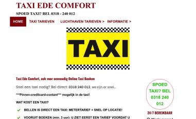Schermafbeelding van taxiedecomfort.nl