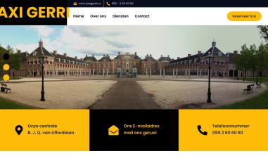 Schermafbeelding van taxigerrit.nl