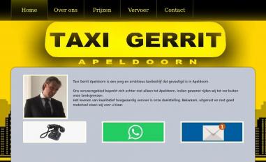 Schermafbeelding van taxigerritzevenhuizen.nl