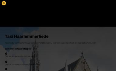 Schermafbeelding van taxihaarlemmerliede.nl
