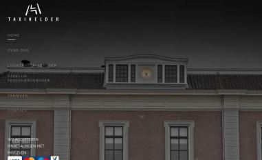 Schermafbeelding van taxihelder.nl