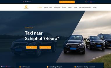 Schermafbeelding van taxihilversum24.nl