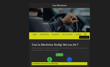 Schermafbeelding van taximechelen.be