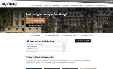 Schermafbeelding van taxinet.nl