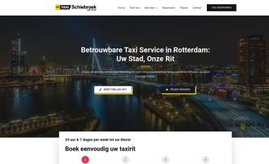 Schermafbeelding van taxischiebroekservice.nl