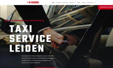 Schermafbeelding van taxiserviceleiden.com