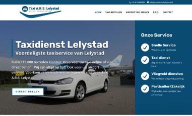 Schermafbeelding van taxiservicelelystad.nl