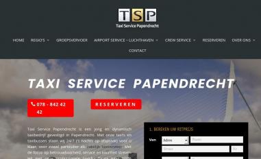 Schermafbeelding van taxiservicepapendrecht.nl