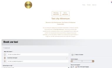 Schermafbeelding van taxistadhilversum.nl
