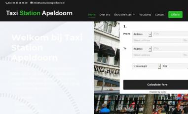 Schermafbeelding van taxistationapeldoorn.nl