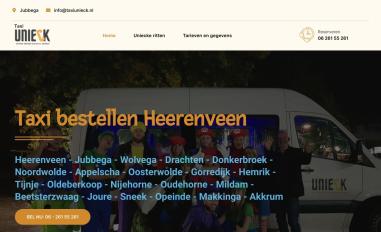 Schermafbeelding van taxiunieck.nl