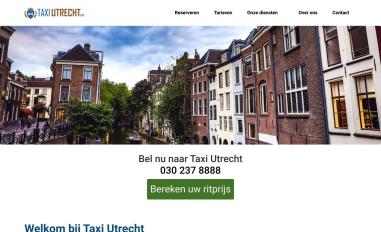 Schermafbeelding van taxiutrecht.com