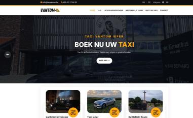Schermafbeelding van taxivantom.be