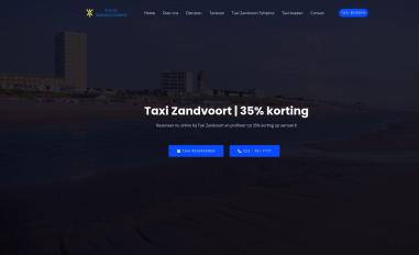 Schermafbeelding van taxizandvoort.org