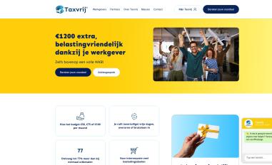 Schermafbeelding van taxvrij.nl