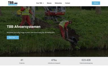 Schermafbeelding van tbbafvoersystemen.nl