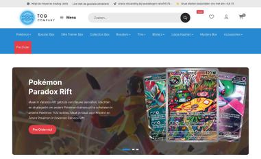 Schermafbeelding van tcgcompany.nl