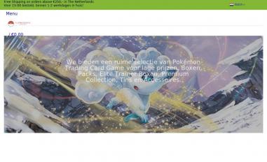 Schermafbeelding van tcgpokemon.nl