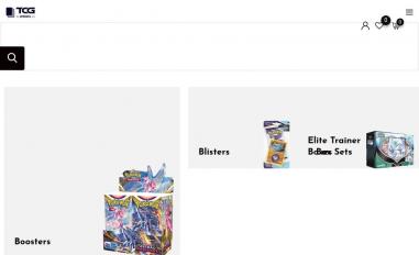 Schermafbeelding van tcgwinkel.nl