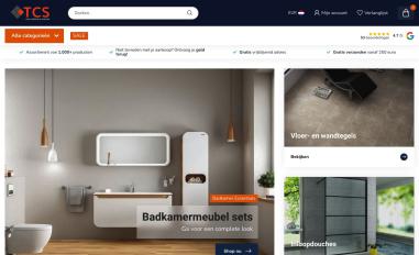Schermafbeelding van tcs-sanitair.nl