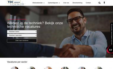 Schermafbeelding van tdcgroep.nl