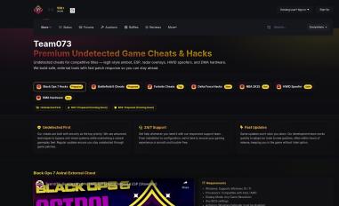 Schermafbeelding van team073.com