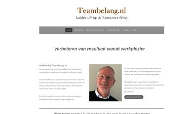 Schermafbeelding van teambelang.nl