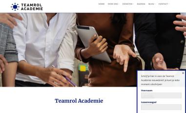 Schermafbeelding van teamrolacademie.nl