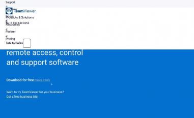 Schermafbeelding van teamviewer.com