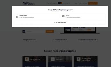 Schermafbeelding van techmatchers.nl