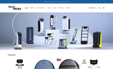 Schermafbeelding van technicks.nl