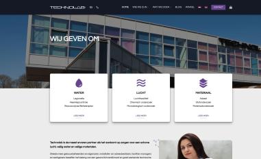 Schermafbeelding van technolab.nl