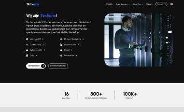 Schermafbeelding van techone.nl
