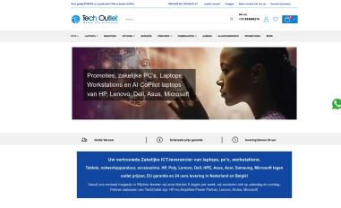 Schermafbeelding van techoutlet.eu